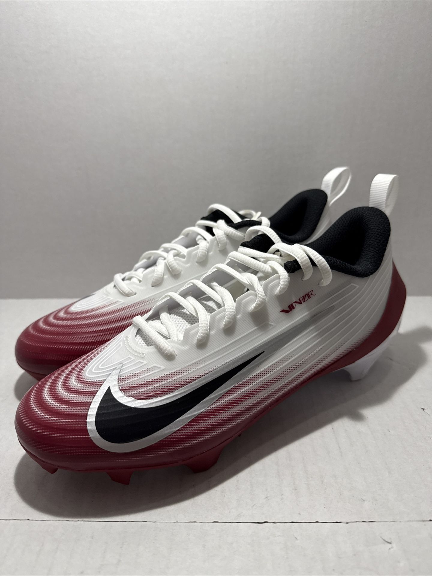 Nike Vapor Speed 3 TB Red White Football Cleats HM8849-102 Men's Size 8