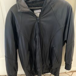 Soft Leather Jacket, Size Medium, Mint Condition 