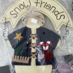 Christmas Home Interiors Snowman for door