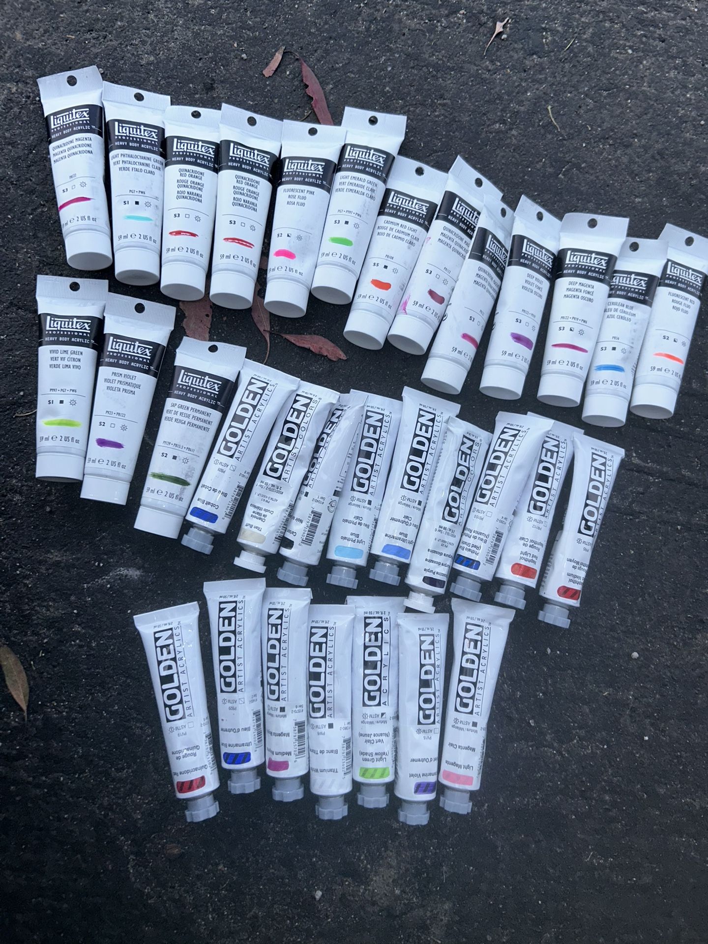 Acrylic Paints All New For Sale $100