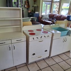 Vintage Children's Play Kitchen