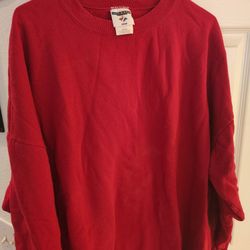 4 Sweaters Red And Black