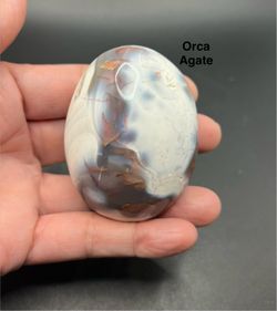 Orca Agate  Stone from Madagascar 120.7g BEAUTIFUL!!