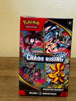 Pokémon: Mega Evolution “Chaos Rising” Booster Bundle