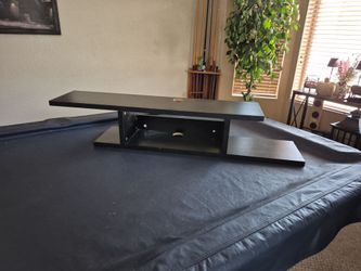 Wall mounted floating TV shelf