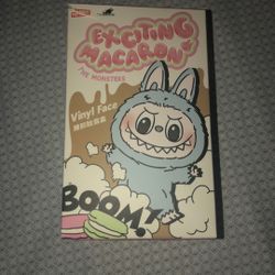 NEW! Labubu Exciting Macaron Lost The Bag But Figure Still Intact Boxe IS Open But everything else is there