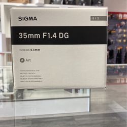 Sigma 35mm F1.4 Lens For Canon