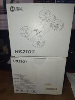 2 holystone HS210T drones.
