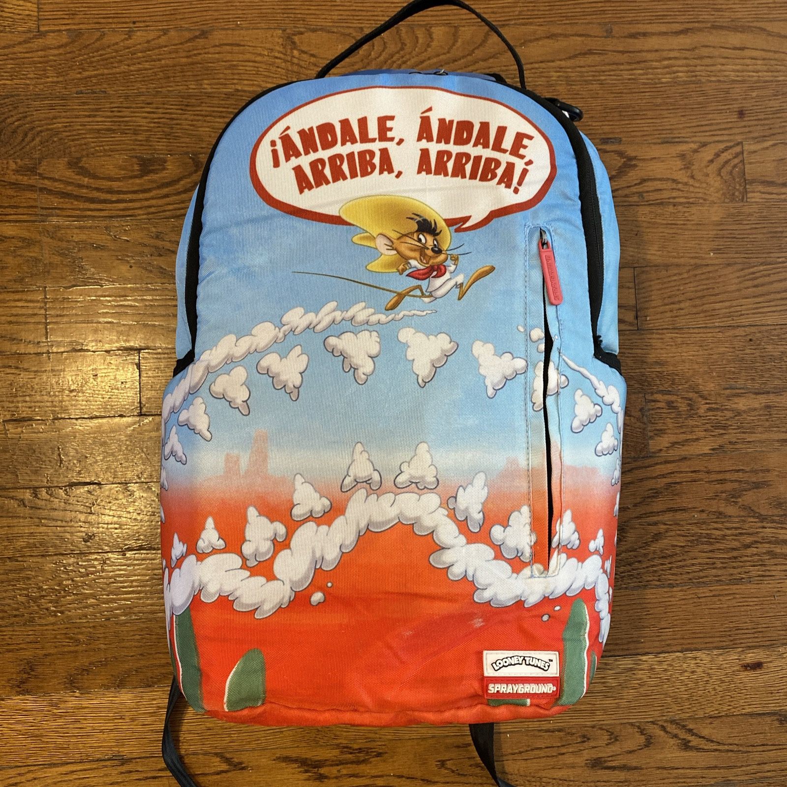 Sprayground Backpack Speedy Gonzales Looney Tunes Limited Edition Shark Clouds for Sale in San Antonio TX OfferUp