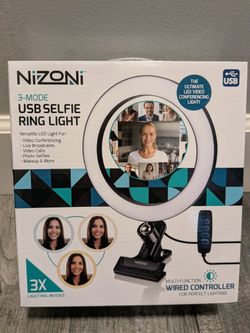 USB Selfie Ring Light