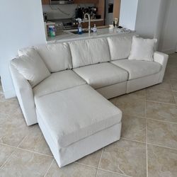 New Beige Sectional Couch