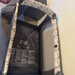 Pamo Babe 4-in-1 Baby Playard with Bassinet & Changing Table for Newborn