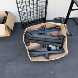 Gridwall Displays, Bases, And Many Shelves And Fixtures