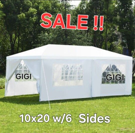 10 x 20 White Party Tent Canopy Gazebo,Canopy Party Tent With Removable Sides For Sale  Carpa