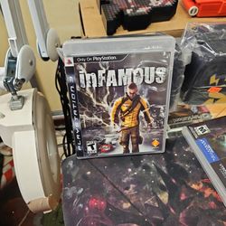 inFamous (Sony PlayStation 3, 2009) PS3 Tested Game Disc & Case