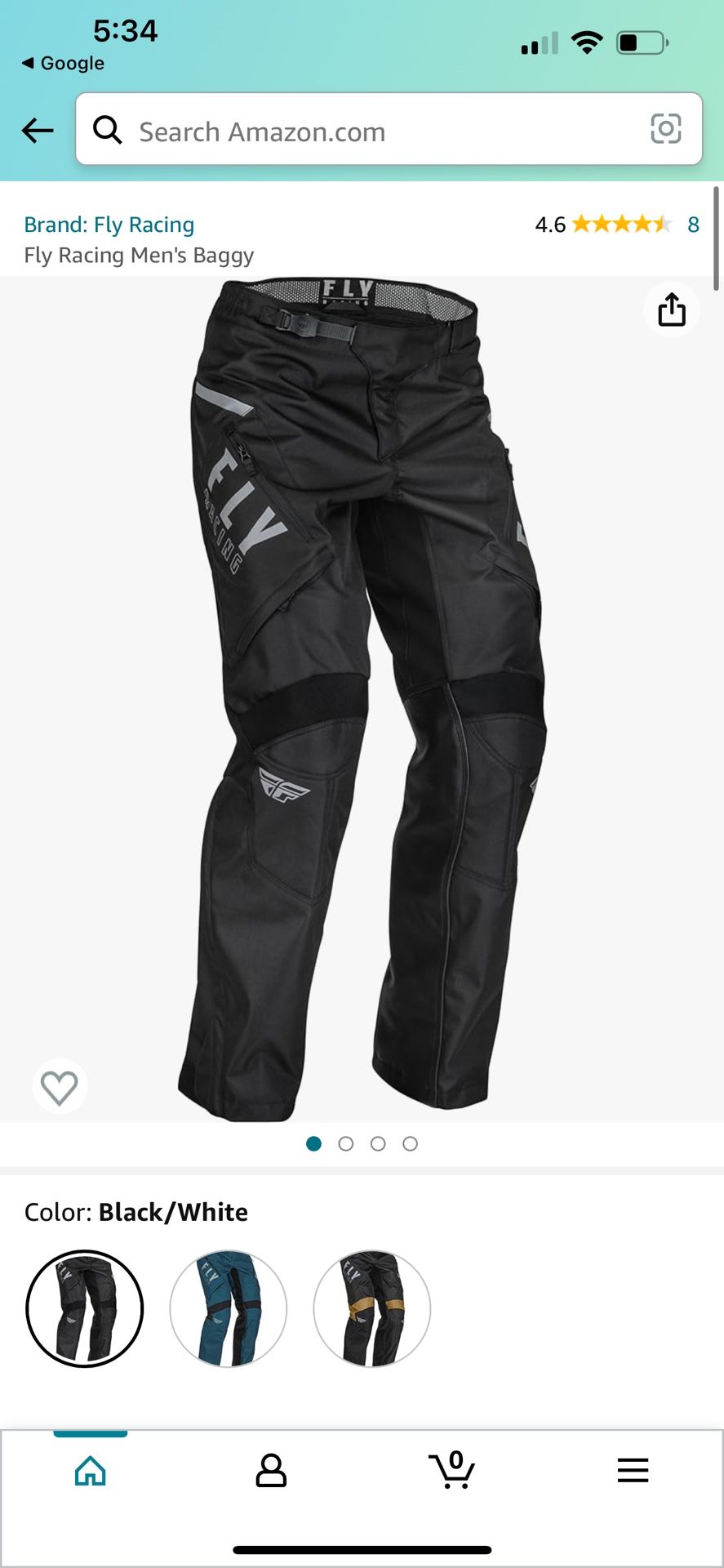 Fly Racing Patrol OTB Offroad Riding Pants Over The Boot MX ATV