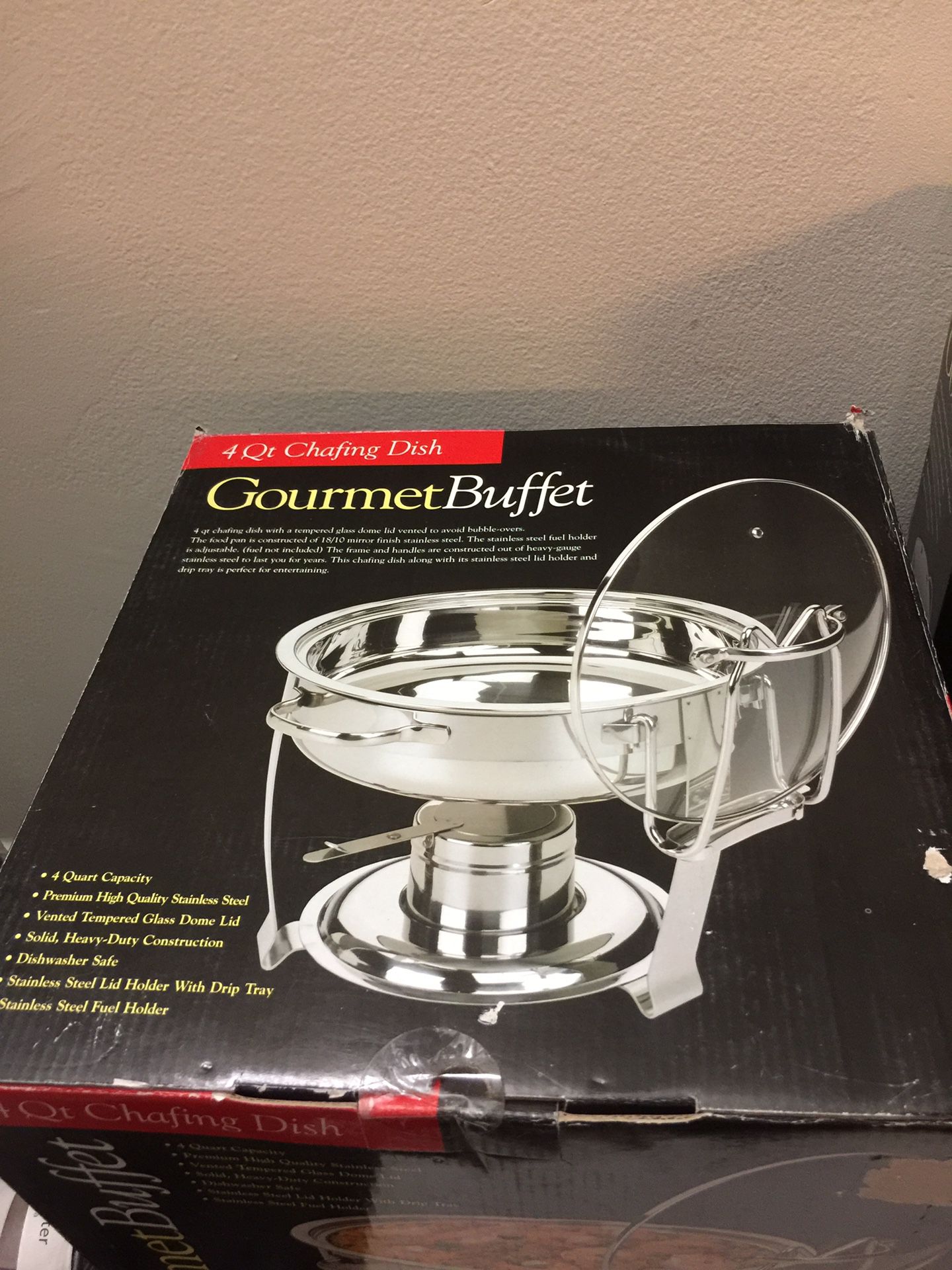 GourmetBuffet 4 Qt Chafing Dish ( New)