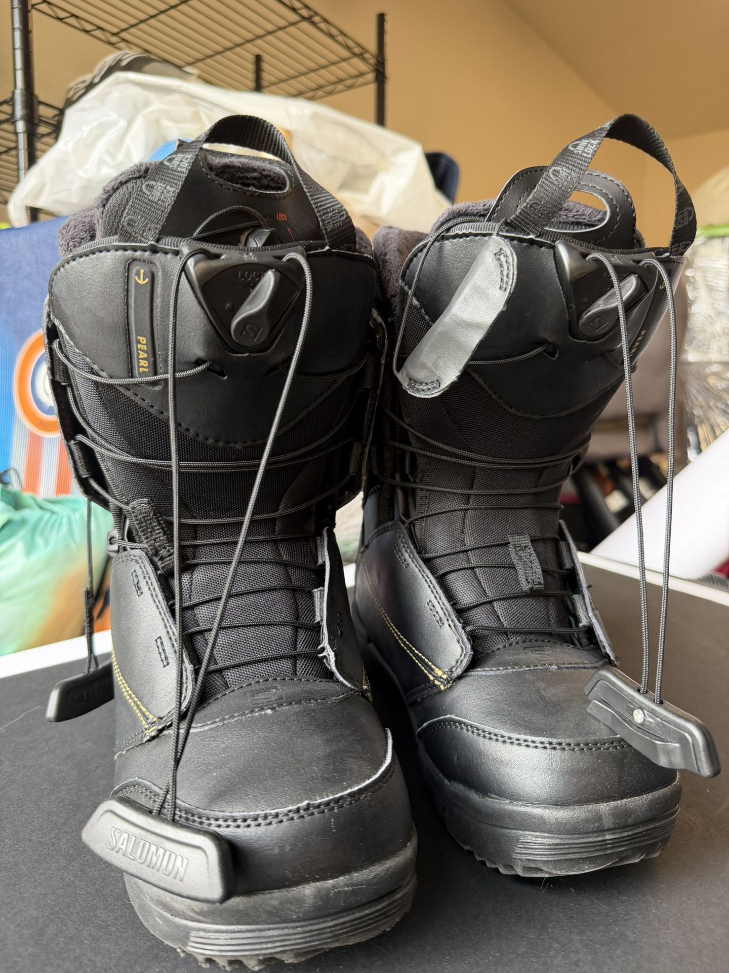 Salomon Pearl Snowboard Boots — Size 5 — Worn Once — $30