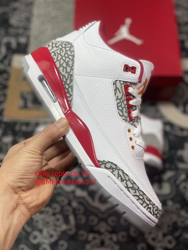 Air Jordan 3 Retro 'Cardinal Red'