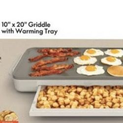 Bella Electric Griddle With Warming Tray Brand New Unopened Box