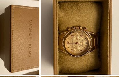 Michael Kors MK-5262 Woman’s Rose Gold Color Watch.