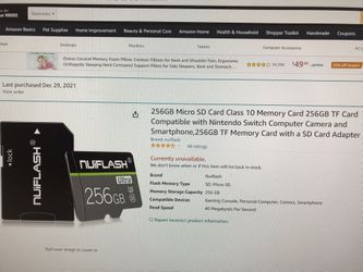 3  New  SD  Cards(  256 GB  and  and 32 GB)