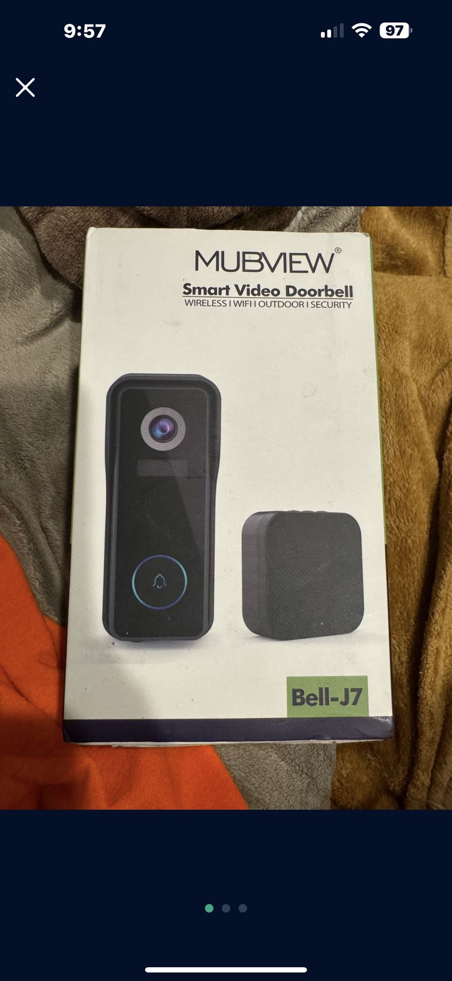 Smart Video Doorbell Security Camera 