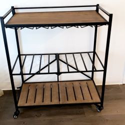 Foldable Bar Cart