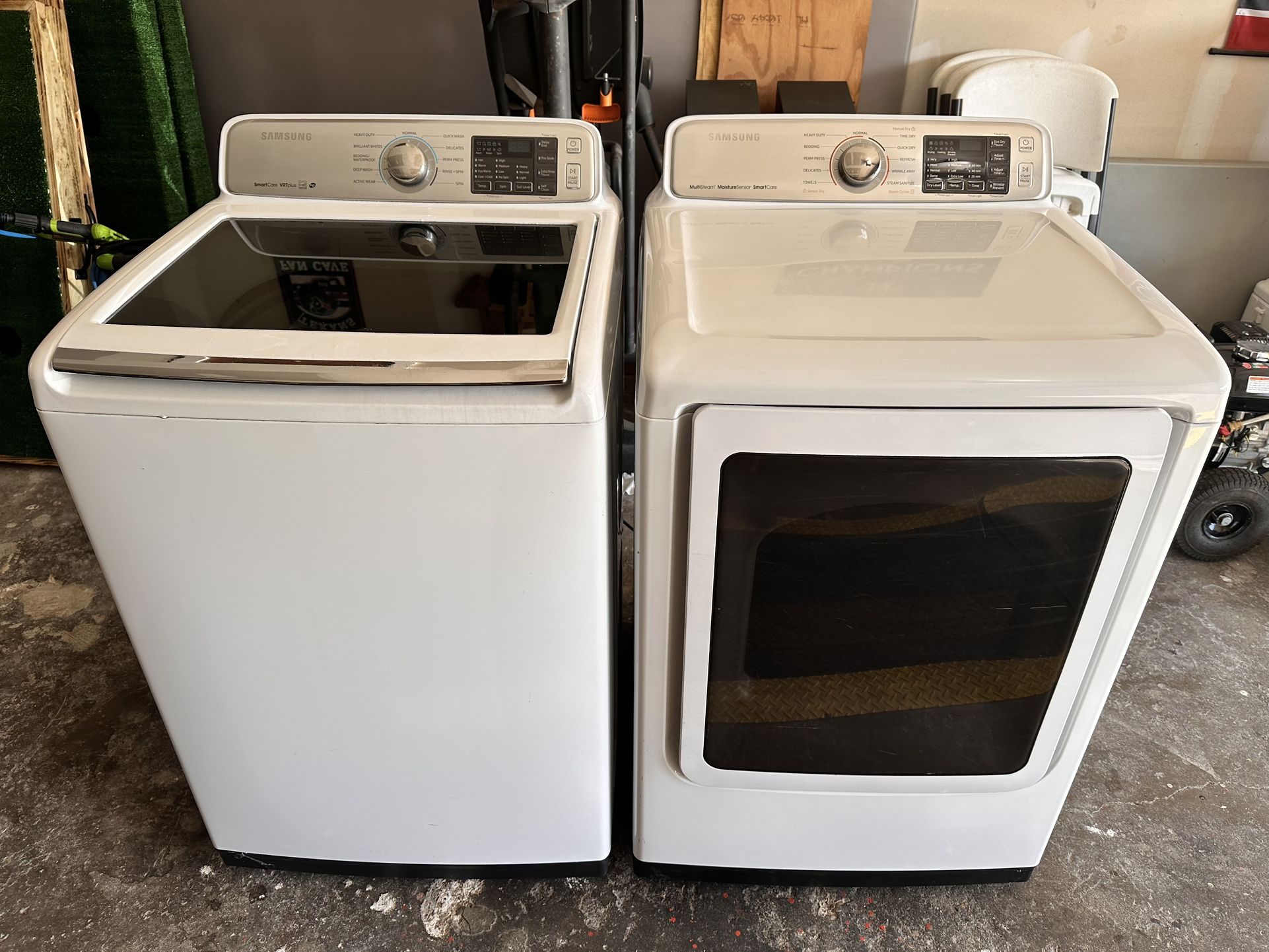 SAMSUNG WASHER AND DRYER