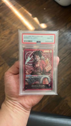 2022 LUFFY ST01 EN #001 PRE-ERRATA PSA 10