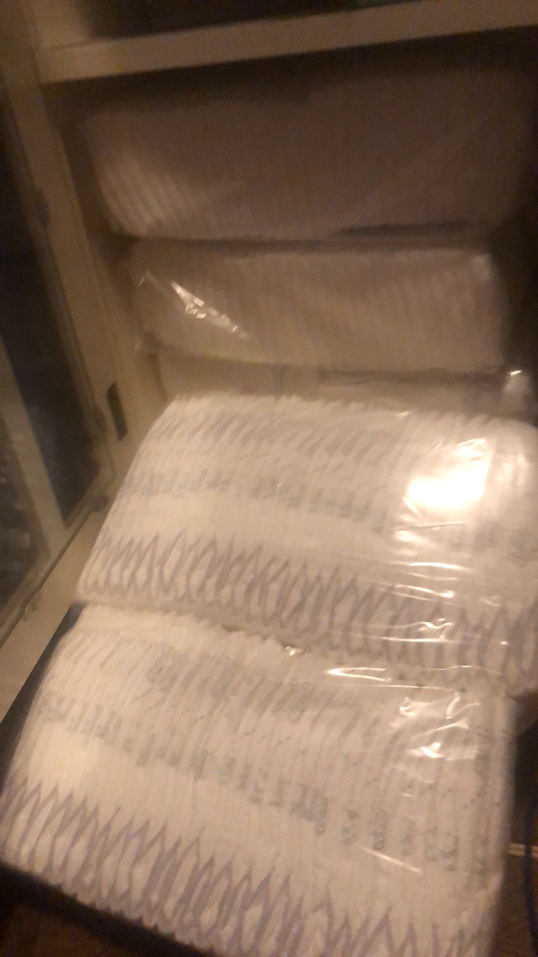 Pampers Newborn diapers five sleeves it’s 58 and each one