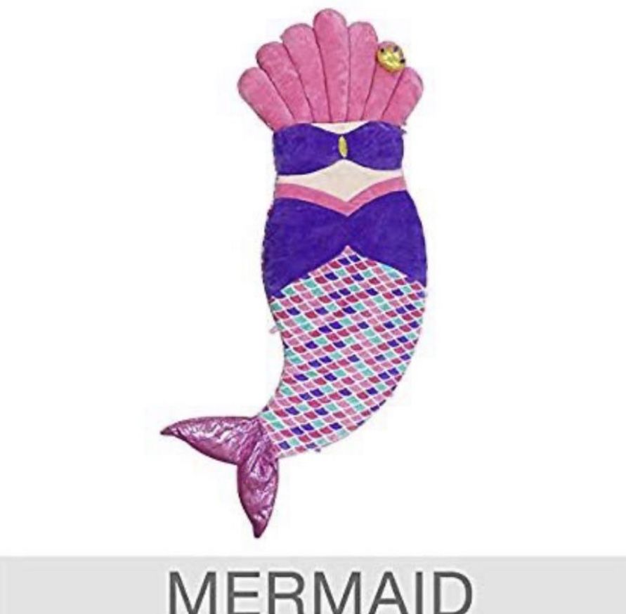 Girls Kids Mermaid Sleeping Bag