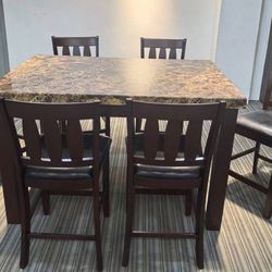 7 Pc Pub Dining Table Set