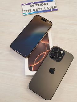 📱 Apple iPhone 16 Pro – Starting at $669 with $1 to Take It Home Today! Save Up to 35% + Up to 6-Month Warranty 🔥