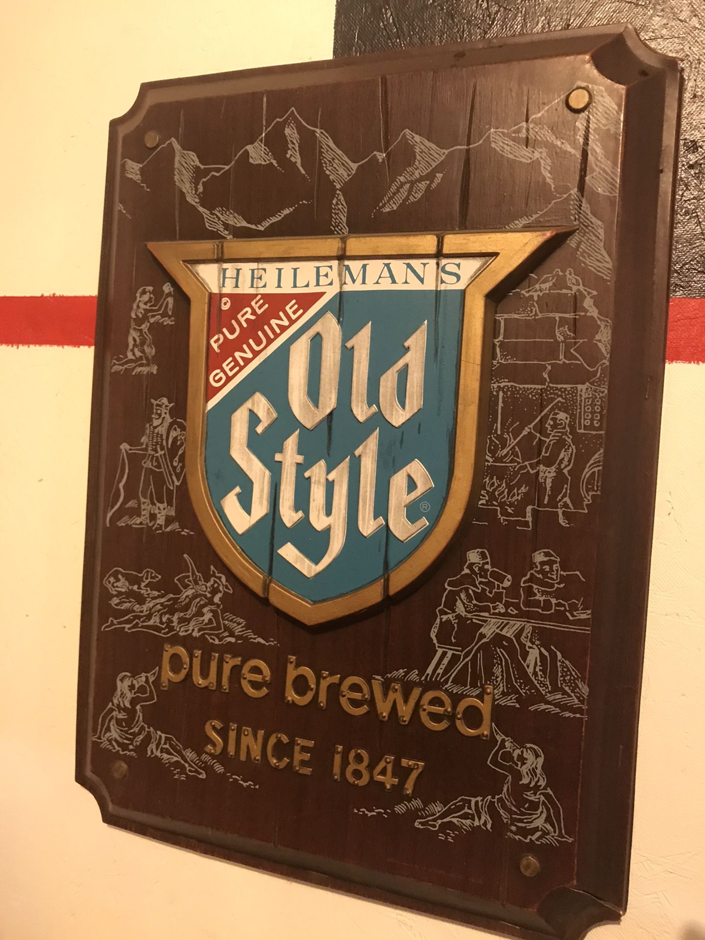 Old Advertising Beer Sign