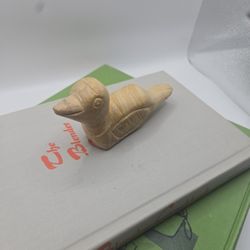 Vintage Stone Bird Figurine