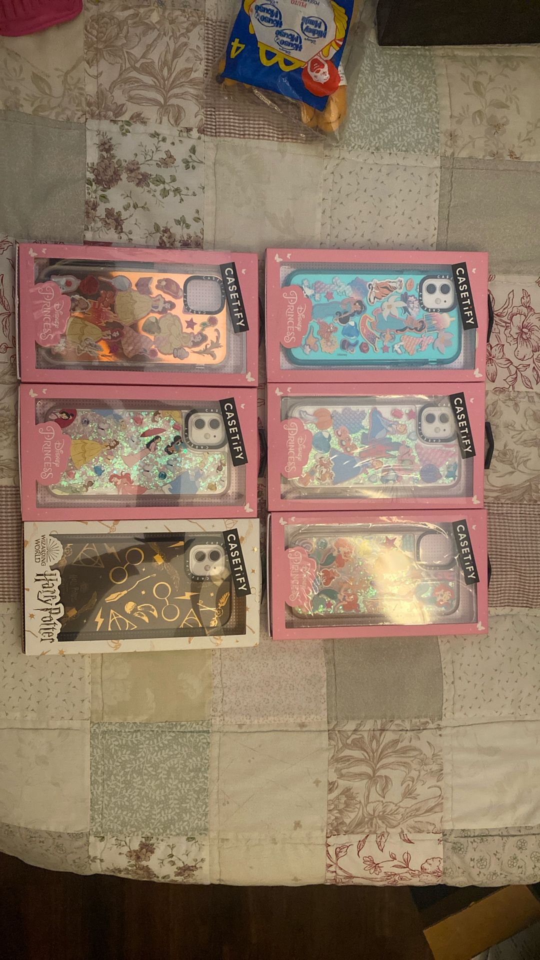Casetify iPhone 11 Disney Princess & Harry Potter Case Lot – NEW – Limited Edition Sparkle Series”