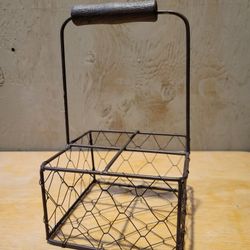 Small Wire Basket Condiment Holder