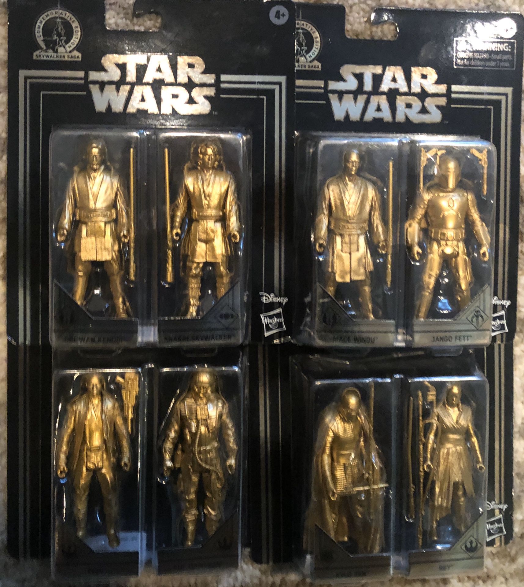 Star Wars Commemorative Edition 4 Packs total