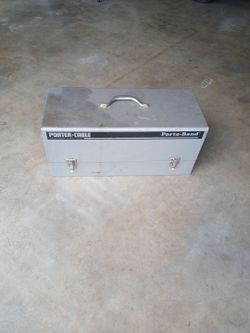 Tool box metal storage case