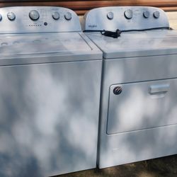 WHIRLPOOL WASHER AND GAS DRYER TOP LOAD SET 