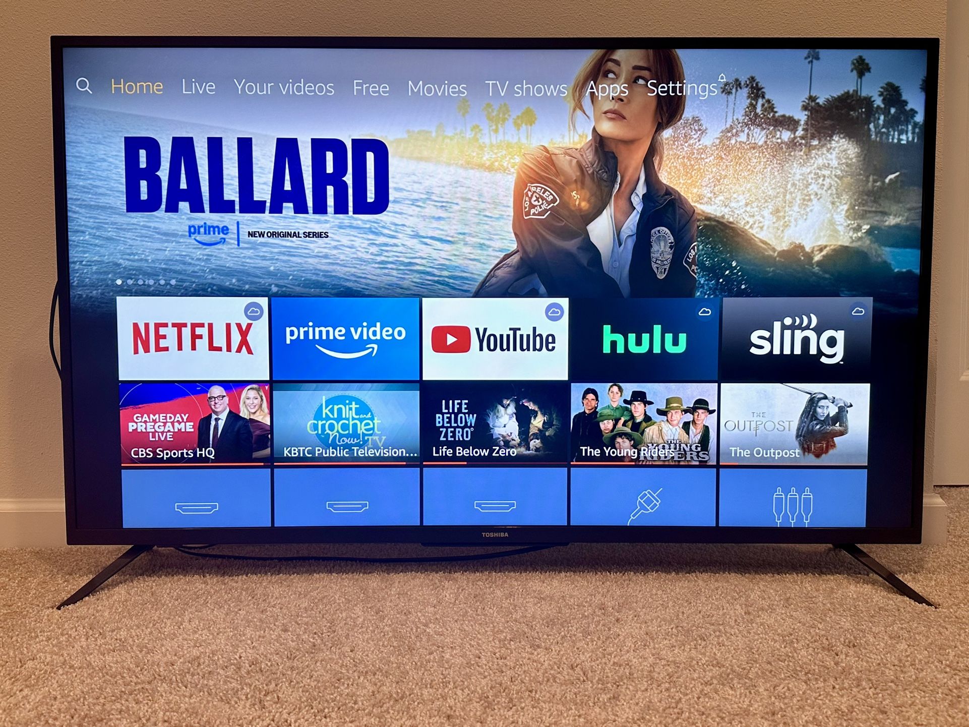 Toshiba 50 Inch Smart 4K Fire TV
