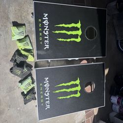 Official  aluminum  monster energy corn hole