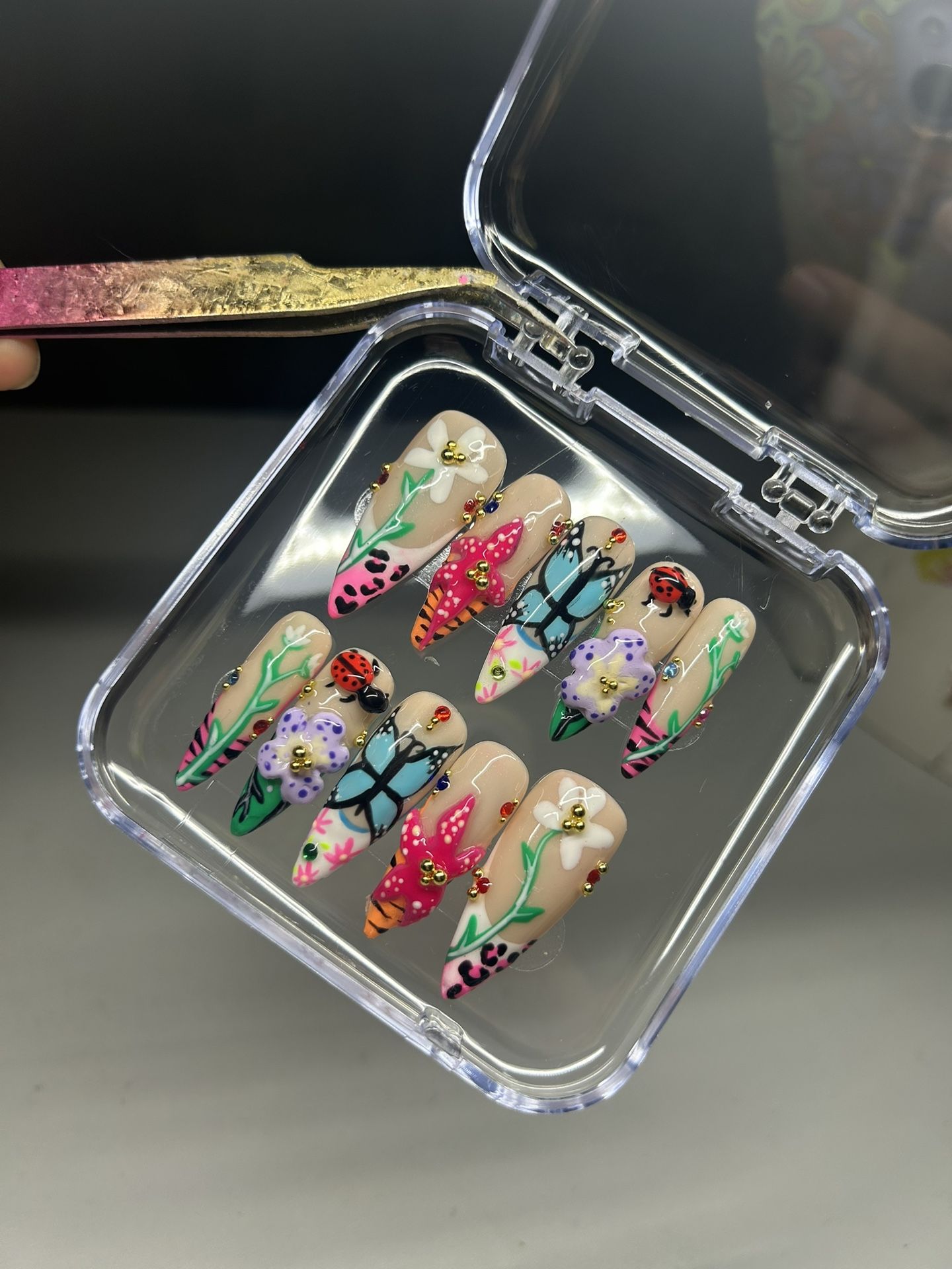 Handmade Gel Press On Nails