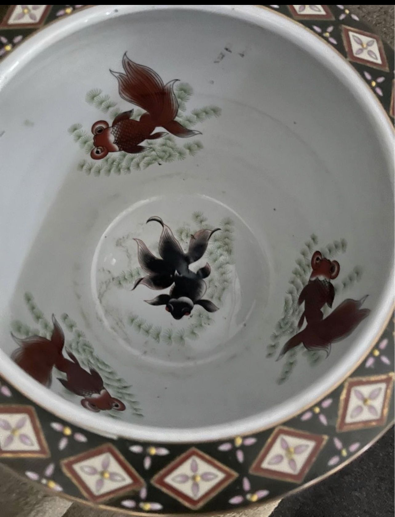 Vintage Chinese Fish Bowls