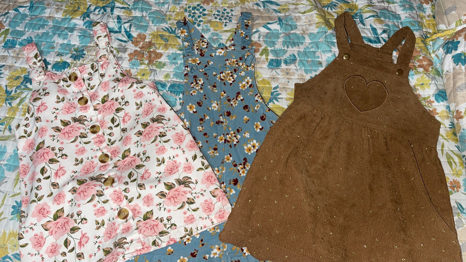 Girls Size 5 Overall Dresses