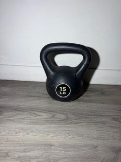 15 LB Black Kettlebell