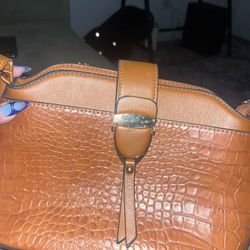 Brown  Crossbody Bag
