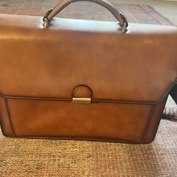 Banuce Brown Briefcase