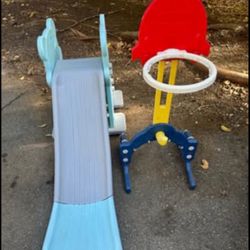 slide + basketball net (NEED GONE‼️)